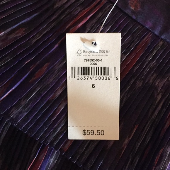 NWT Gap Size 6 cotton & silk Navajo pleated skirt - Picture 5 of 8